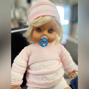 Vintage Lili Ledy Bebe Lloron 22inch Baby doll Spanish 1980's